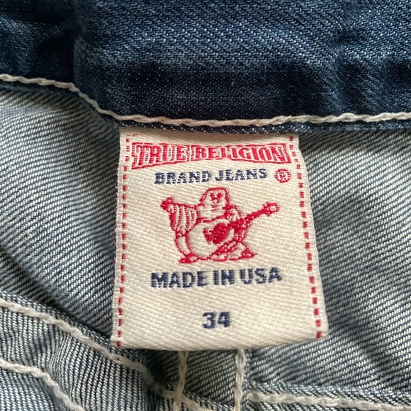 RARE VINTAGE TRUE RELIGION JEANS RICKY SIZE 34 - Picture 6 of 7